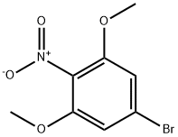 5-bromo-1,3-dimethoxy-2-nitrobenzene Struktur
