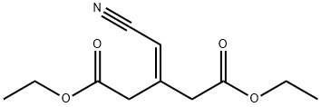 diethyl 3-(cyanomethylene)pentanedioate Structure