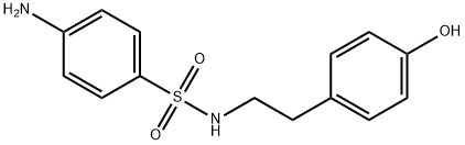 4-氨基-N-(4-羟基苯乙基)苯磺酰胺 结构式