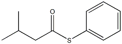 3-METHYL-1-(PHENYLSULFANYL)BUTAN-1-ONE 结构式