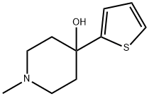 1-methyl-4-(thiophen-2-yl)piperidin-4-ol Structure