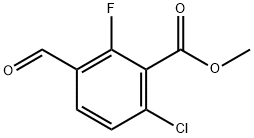 methyl 6-chloro-2-fluoro-3-formylbenzoate Structure