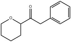 2-Phenyl-1-(tetrahydro-2H-pyran-2-yl)ethanone Structure