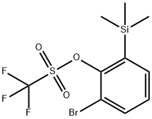 2-溴-6-(三甲基硅烷基)苯基三氟甲磺酸酯, 1092542-31-8, 结构式
