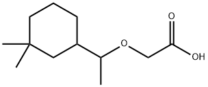 2-(1-(3,3-Dimethylcyclohexyl)ethoxy)acetic acid Structure
