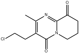 3-(2-chloroethyl)-9-oxo-2-methyl-6,7,8,9-tetrahydro-4H-pyrido-[1,2-a]pyrimidin-4-one Structure
