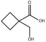 1-(羟甲基)环丁烷甲酸 结构式