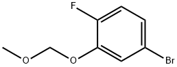 1-溴-4-氟-3-甲氧基甲氧基苯, 1185836-54-7, 结构式