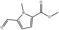 5-甲酰基-1-甲基1H吡咯-2-羧酸甲酯, 1198-75-0, 结构式