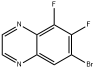 7-溴-5,6-二氟喹喔啉 结构式