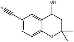 4-hydroxy-2,2-dimethylchroman-6-carbonitrile Structure