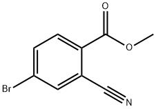 4-溴-2-氰基苯甲酸甲酯, 1223434-15-8, 结构式