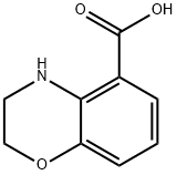 3,4-Dihydro-2H-1,4-benzoxazine-5-carboxylic acid Structure