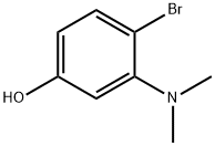 4-bromo-3-(dimethylamino)phenol Struktur