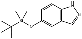 5-((叔丁基二甲基硅烷基)氧基)-1H-吲唑 结构式
