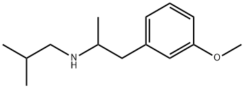 N-[1-(3-Methoxyphenyl)propan-2-yl]isobutylamine 结构式
