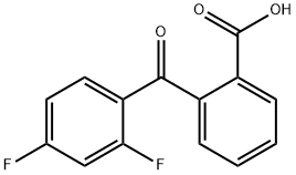 2-(2,4-Difluorobenzoyl)benzoic acid Struktur