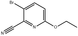3-bromo-6-ethoxy-2-Pyridinecarbonitrile Structure