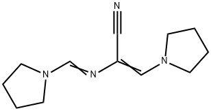 (E)-3-(pyrrolidin-1-yl)-2-((E)-(pyrrolidin-1-ylmethylene)amino)acrylonitrile