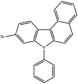 9-bromo-7-phenyl-7H-benzo[c]carbazole Structure