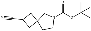 tert-butyl 2-cyano-6-azaspiro[3.4]octane-6-carboxylate Structure