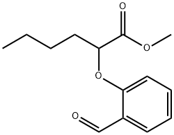 甲基 2-(2-甲酰基苯氧基)己酯 结构式