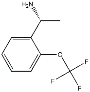 (1R)-1-[2-(TRIFLUOROMETHOXY)PHENYL]ETHYLAMINE Structure
