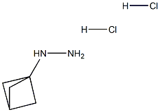 双环[1.1.1]戊-1-基肼二盐酸盐 结构式