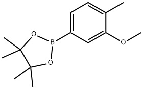 3-甲氧基-4-甲基苯硼酸频呢醇酯, 1417036-28-2, 结构式