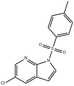 5-chloro-1-tosyl-1H-pyrrolo[2,3-b]pyridine Struktur