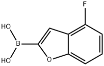 (4-Fluorobenzofuran-2-yl)boronic acid Structure