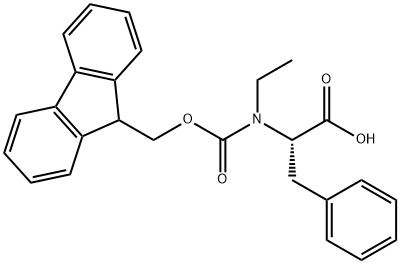 N-Fmoc-N-ethyl-L-phenylalanine Structure