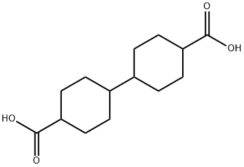 Bi(cyclohexane)-4,4'-dicarboxylic acid Structure