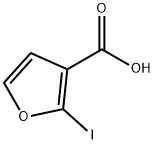 2-碘呋喃-3-羧酸, 152941-57-6, 结构式