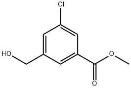 methyl 3-chloro-5-(hydroxymethyl)benzoate Structure