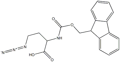 4-Azido-2-(Fmoc-amino)-butanoic acid, 1554468-65-3, 结构式