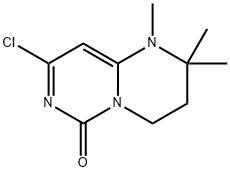 8-chloro-1,2,2-trimethyl-3,4-dihydro-1H-pyrimido[1,6-a]pyrimidin-6(2H)-one Structure