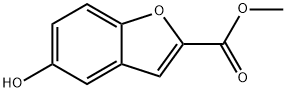 Methyl 5-hydroxybenzofuran-2-carboxylate Struktur