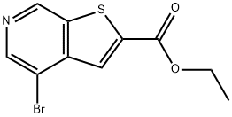Ethyl 4-bromothieno[2,3-c]pyridine-2-carboxylate Structure
