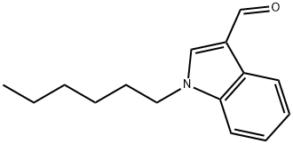 1-Hexyl-1h-indole-3-carboxaldehyde Structure