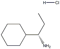 (S)-1-1-环己基丙-1-胺盐酸盐 结构式