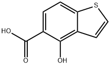 4-羟基苯并[B]噻吩-5-羧酸, 197014-73-6, 结构式