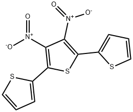 2,5-bis(2-thienyl)-3,4-dinitrothiophene Structure