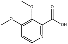 3,4-二甲氧基吡啶-2-甲酸 结构式