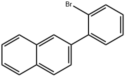 2-(2-ブロモフェニル)ナフタレン 化学構造式