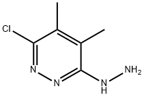 3-氯-6-肼基-4,5-二甲基哒嗪 结构式
