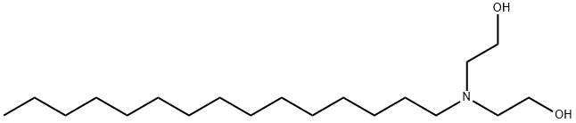 Ethanol, 2,2'-(pentadecylimino)bis- Structure