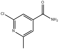 2-chloro-6-methylpyridine-4-carboxamide Struktur