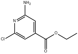 2-氨基-6-氯异烟酸乙酯 结构式