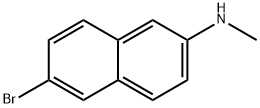 6-bromo-N-methylnaphthalen-2-amine Structure